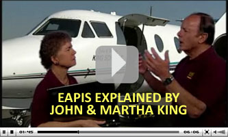 John & Martha King explain eAPIS for international flights